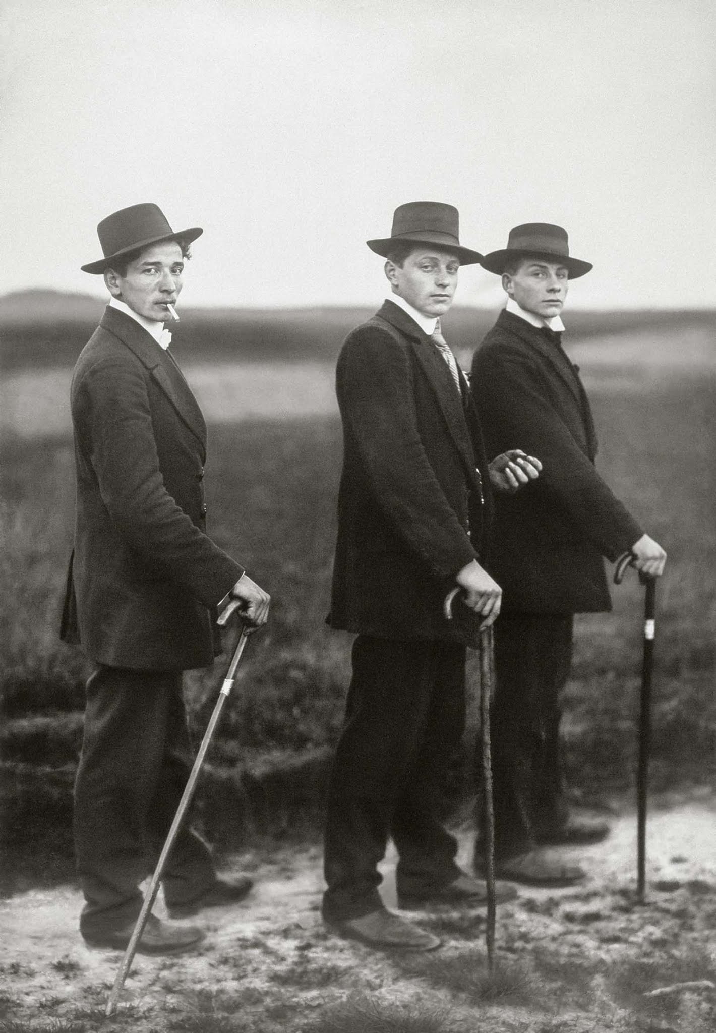 'Young Farmers' by August Sander - 1914